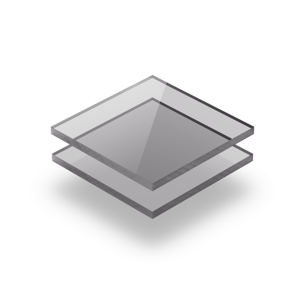 plexiglass teinté gris