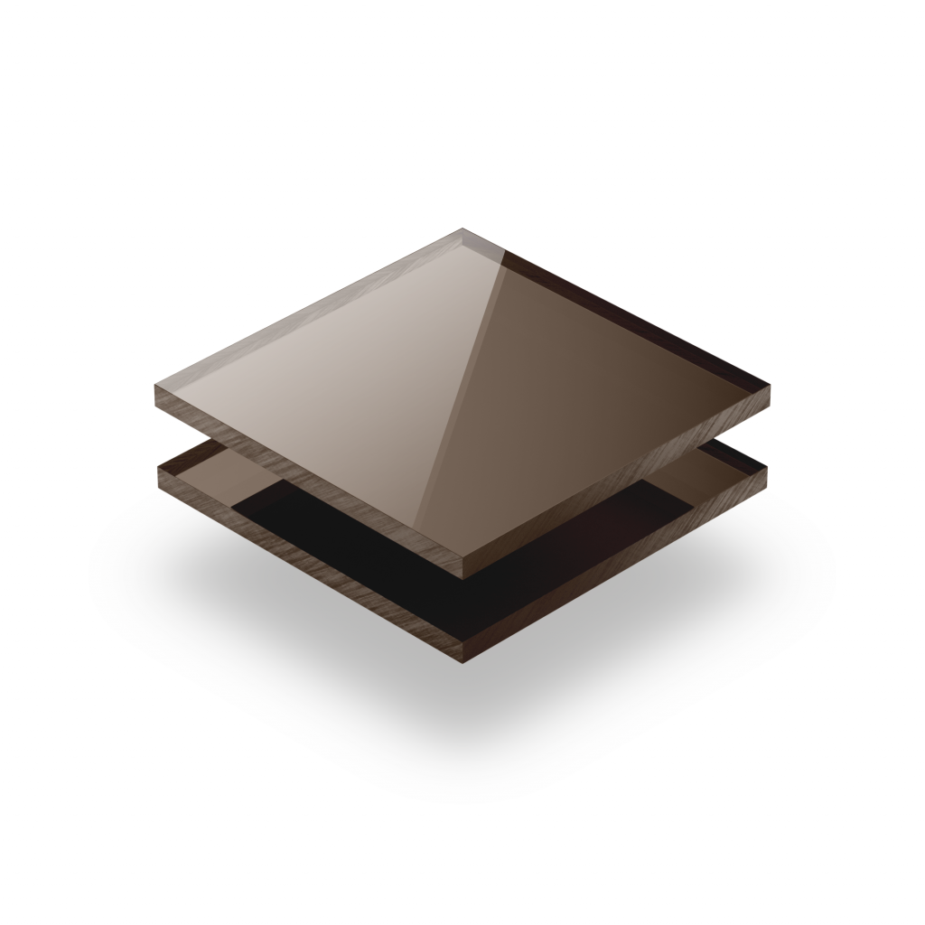plexiglass miroir bronze