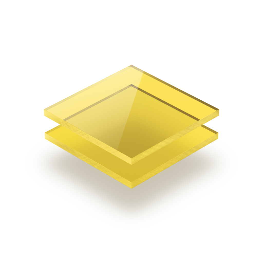 plexiglass teinté jaune